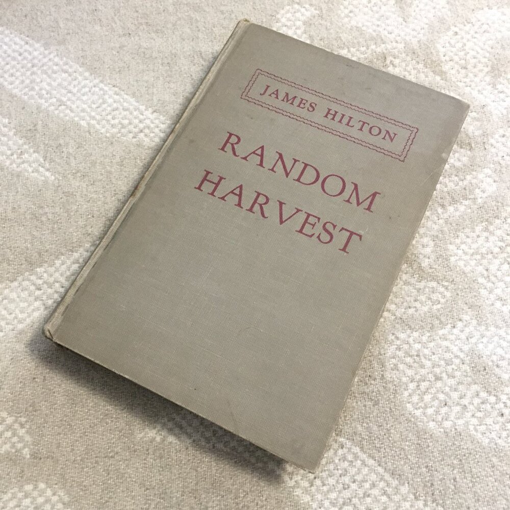 1943 Vintage Random Harvest Hardcover James Hilton Collector's Book